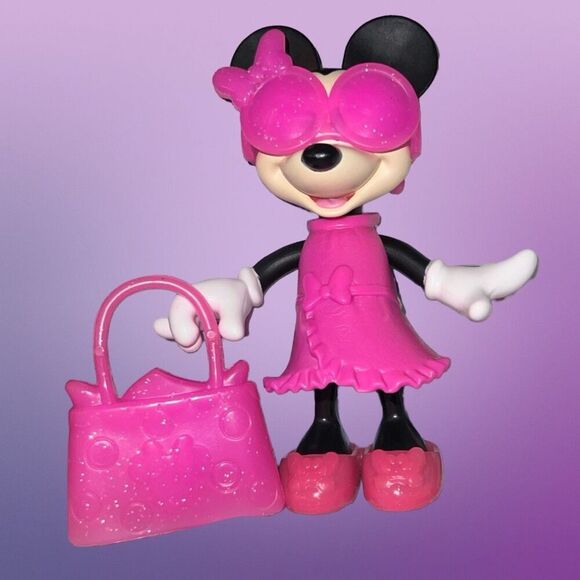 Disney Minnie Mouse Doll Snap N Style Posable Dress Up Bow-tique 16 PC Lot B4 - Picture 1 of 4